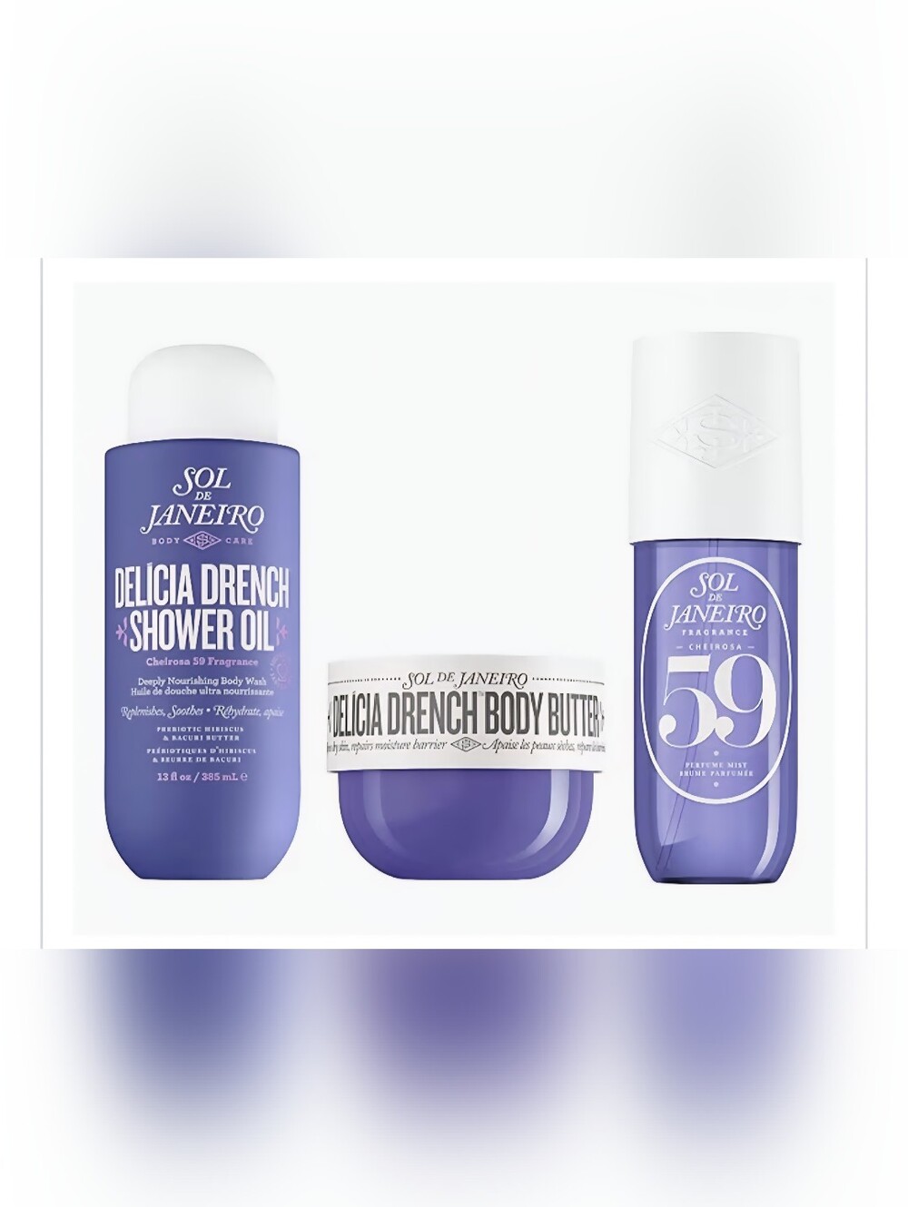 Sol de Janeiro Purple Delicia Drench Jet Set
